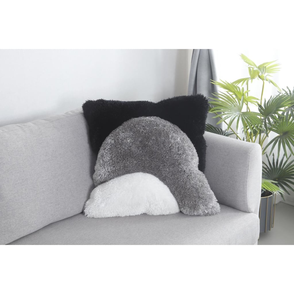 Mateos Shag Collection Abstract Shag Pillow, 20 x 20