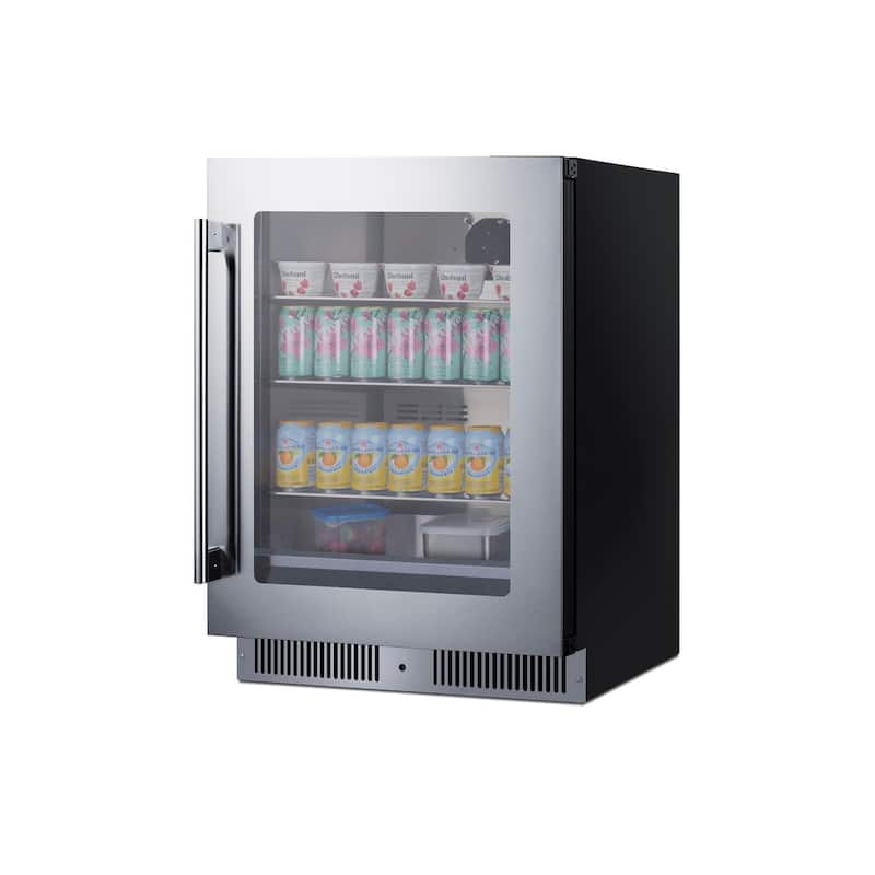 Summit SDHG2443 24" Wide 80 Can Capacity Beverage Cooler with
