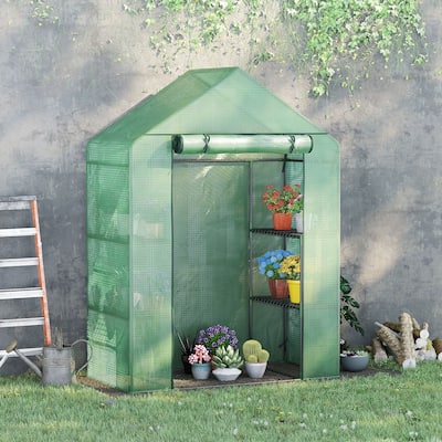 Lean To Green House, Dark Green