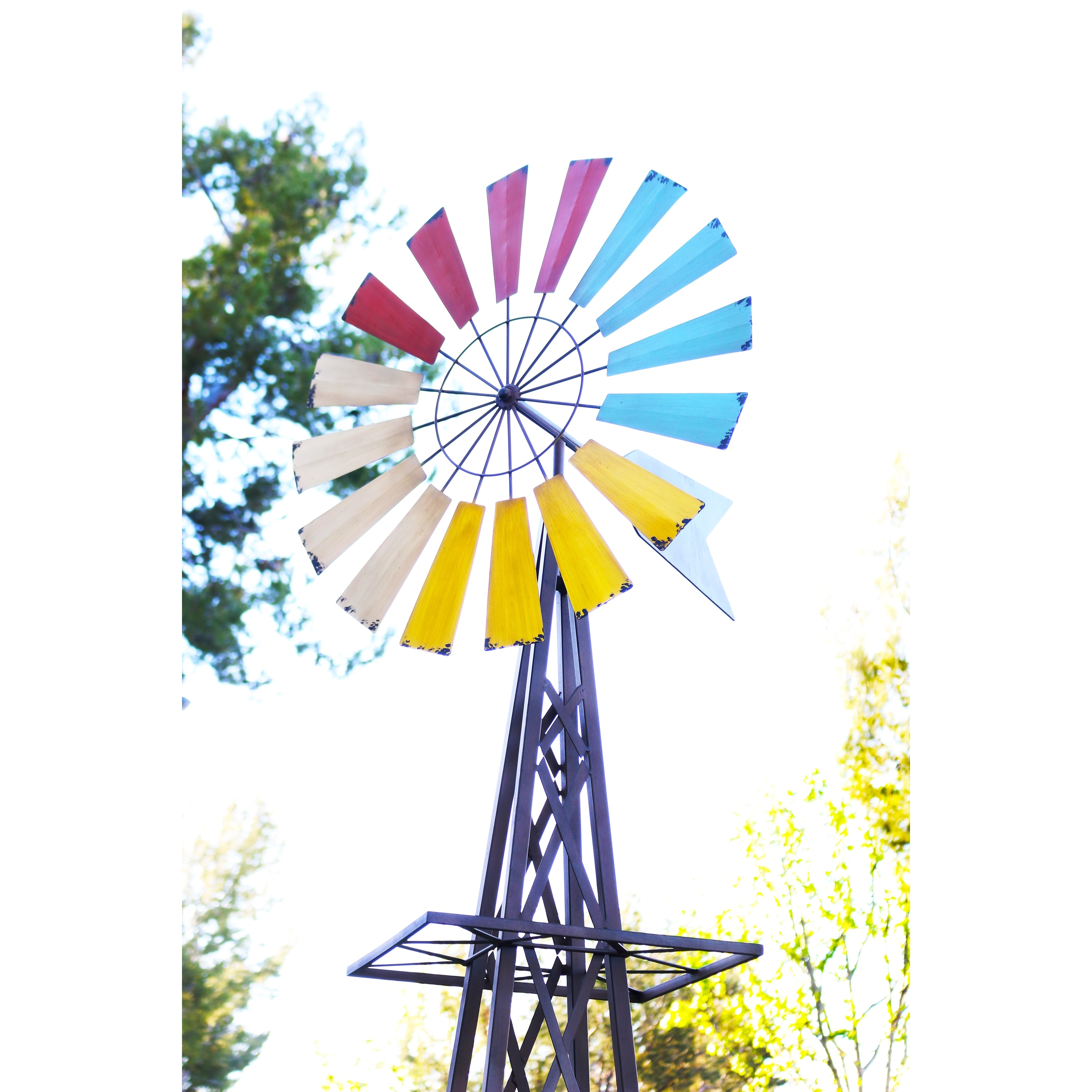 Alpine Corporation Metal Windmill Garden Stand Multi eBay