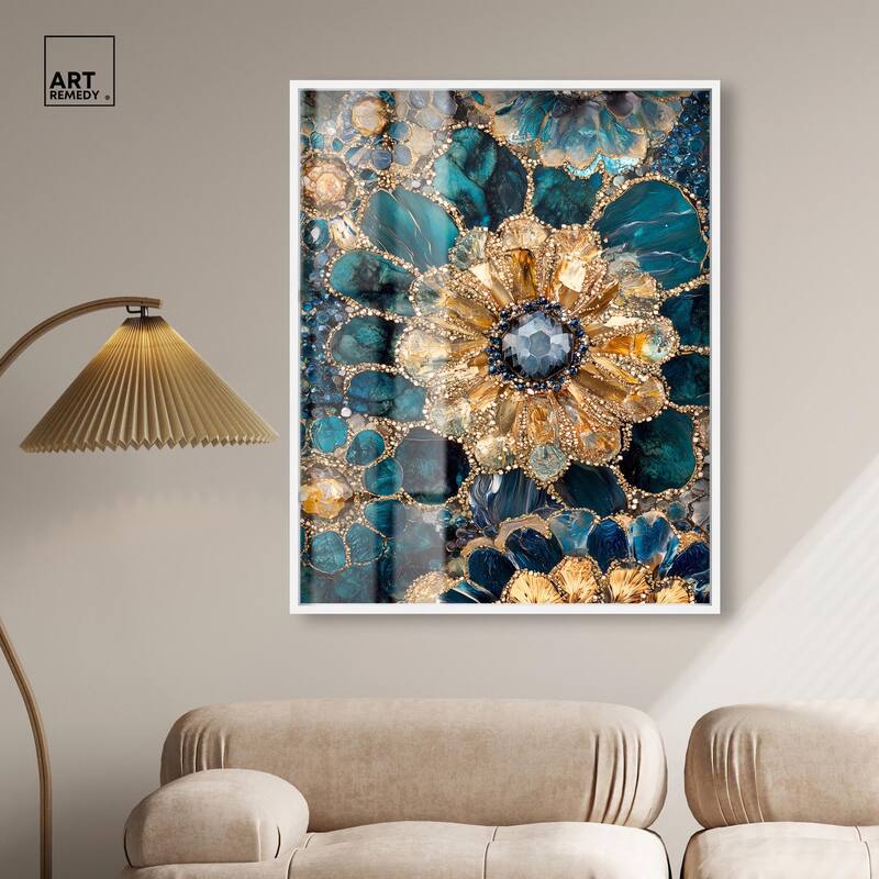 Opulent Geode IV Shadowbox by Art Remedy