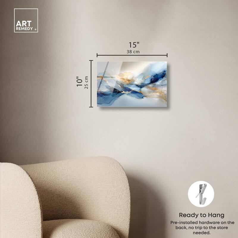 Postmodern Flow I Acrylic by Art Remedy, Ready to Hang