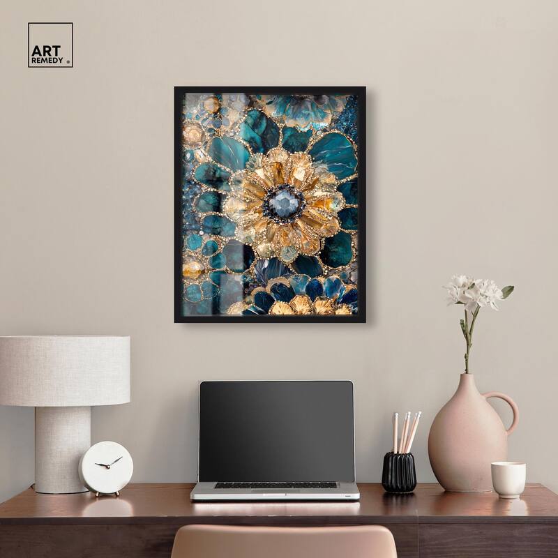 Opulent Geode IV Shadowbox by Art Remedy