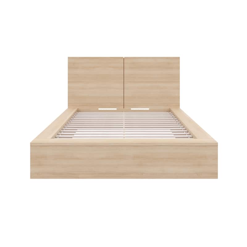 James Platform Bed with Headboard