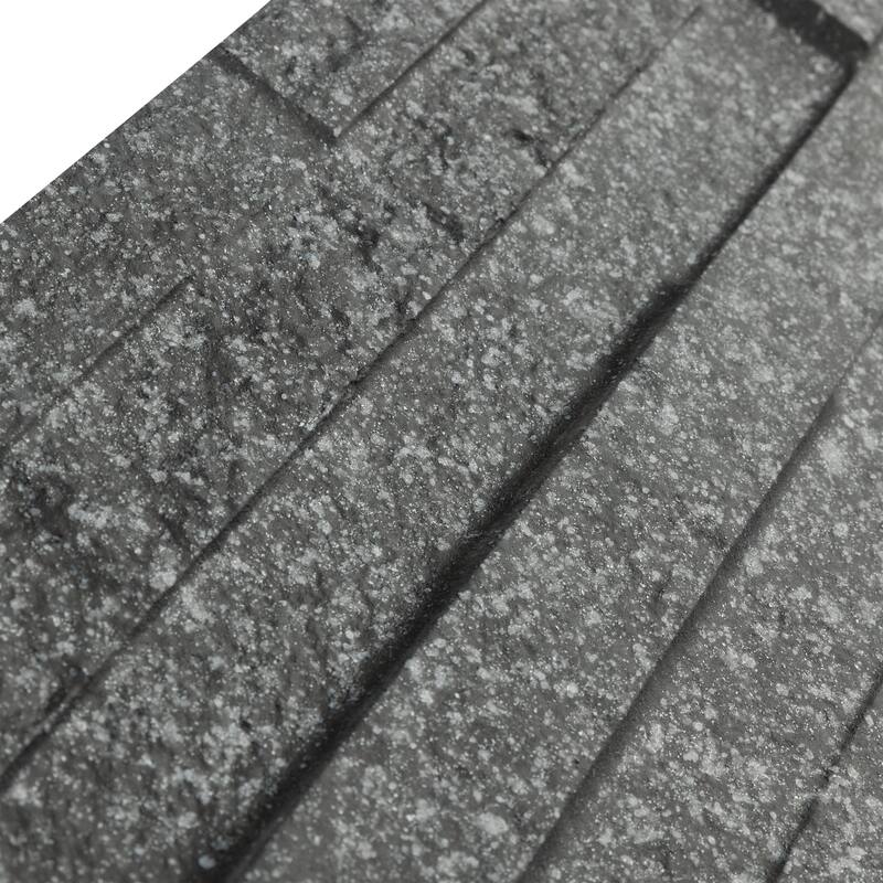 Merola Tile Tikal Black 6-1/2" x 20-3/8" Ceramic Wall Tile