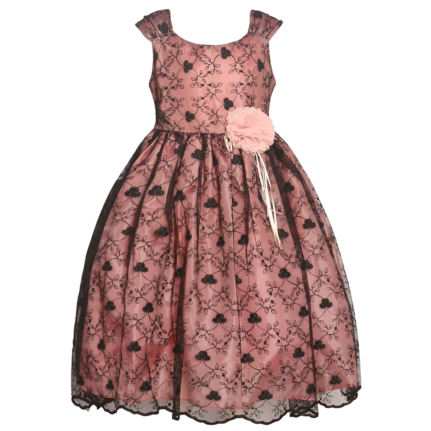 dusty rose girl dresses