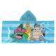 preview thumbnail 4 of 12, Pokemon Hooded Youth Beach Towel 22×51 inches - Group Shot