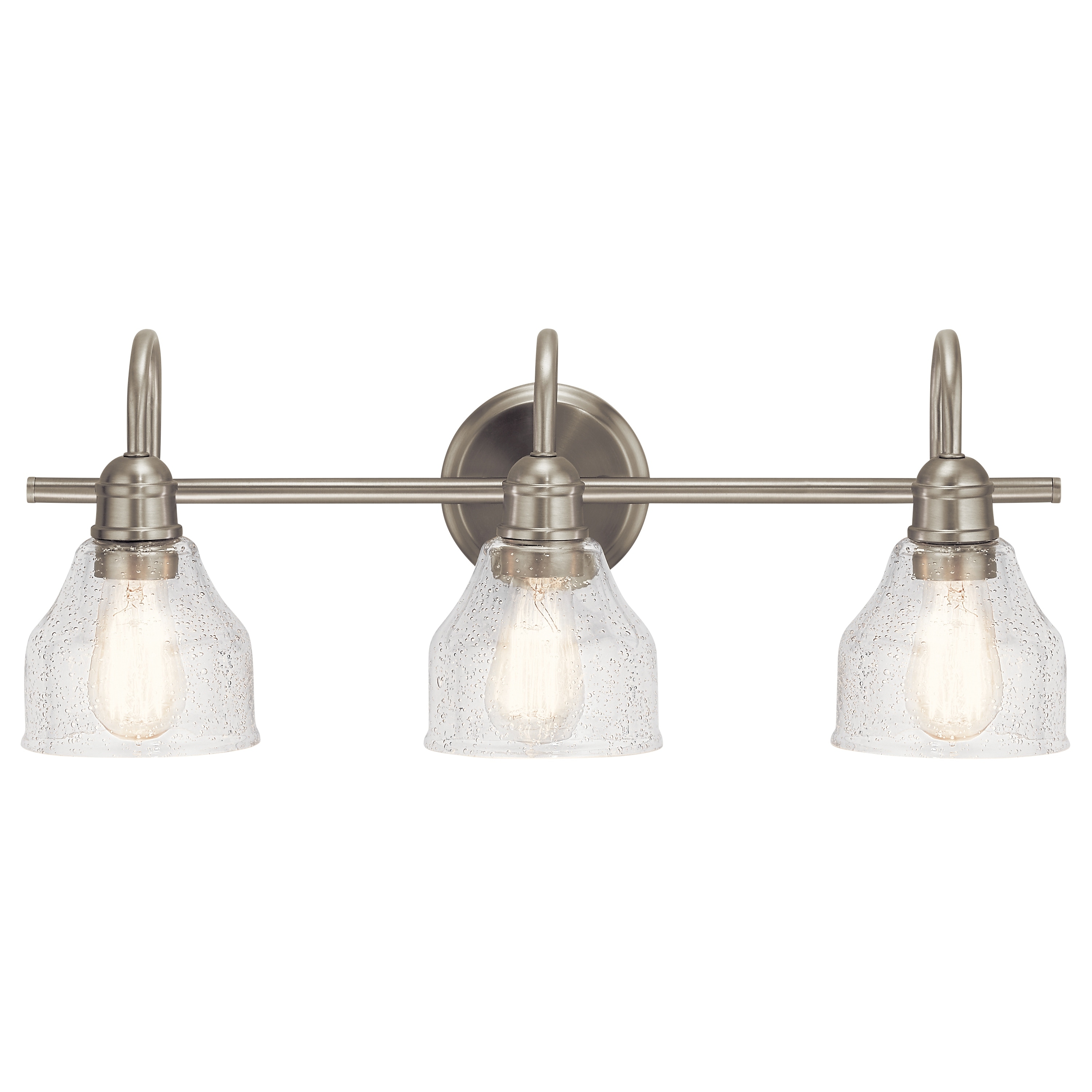 Kichler Lighting Avery 3-light Brushed Nickel Bath Vanity Fixture