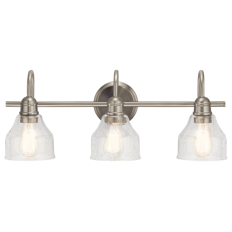 Kichler Lighting Avery 3-light Brushed Nickel Bath Vanity Fixture