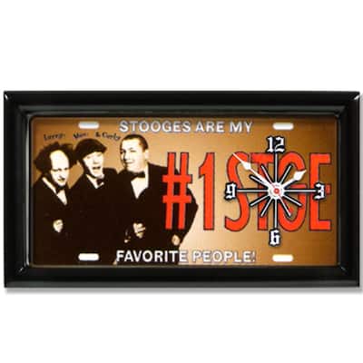 3 Stooge #1 Clock