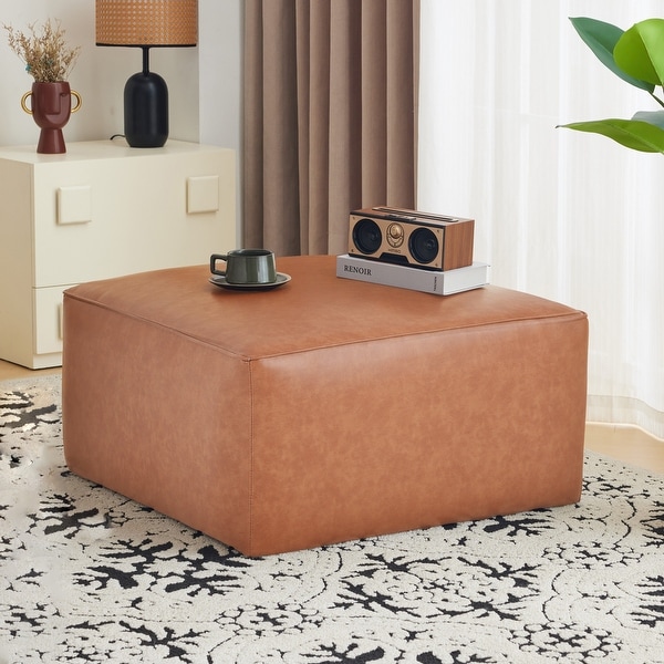 Christopher Knight Home - Yzabella Faux Leather Square