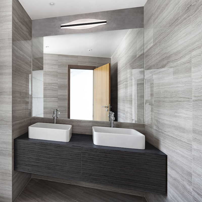 Vera 27in LED Bath Vanity & Wall Light 3-CCT 2700K-3000K-3500K - 27