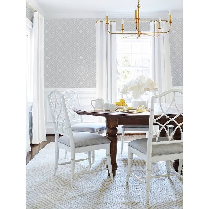 Advantage Mersenne Grey Geometric Wallpaper