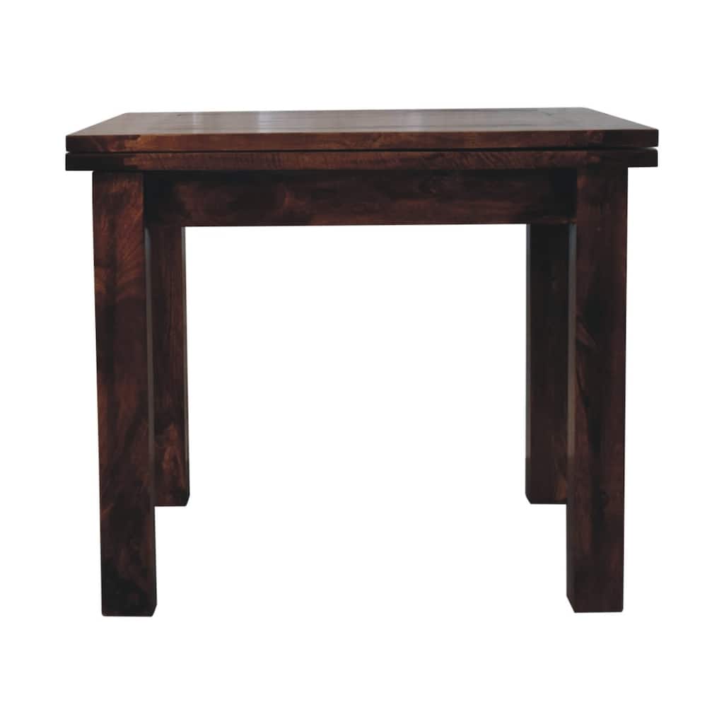 Artisan Furniture Solid Wood California Walnut Extendable Butterfly Dining Table, Brown