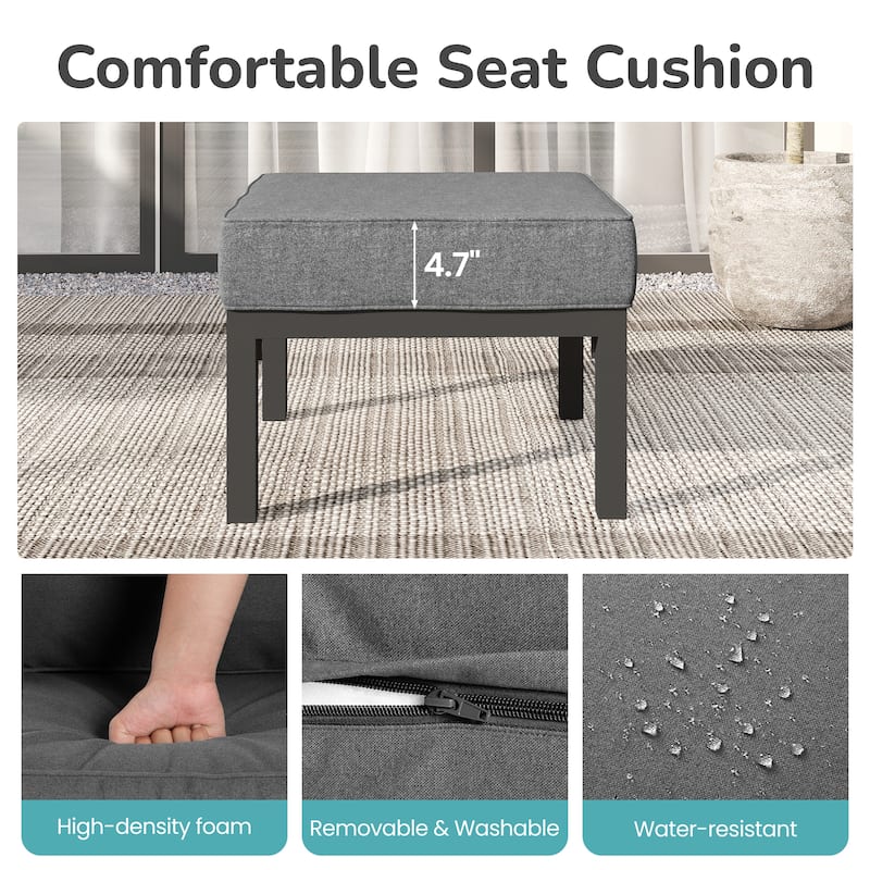 Patio Ottoman Set of 2