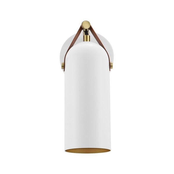 SAFAVIEH Lighting Westly 6 inch Downward Light Wall Sconce with Bulbs Set of 2 5.5 in. W x 5.1 in. D x 12 in. H On Sale Bed Bath Beyond 39753430