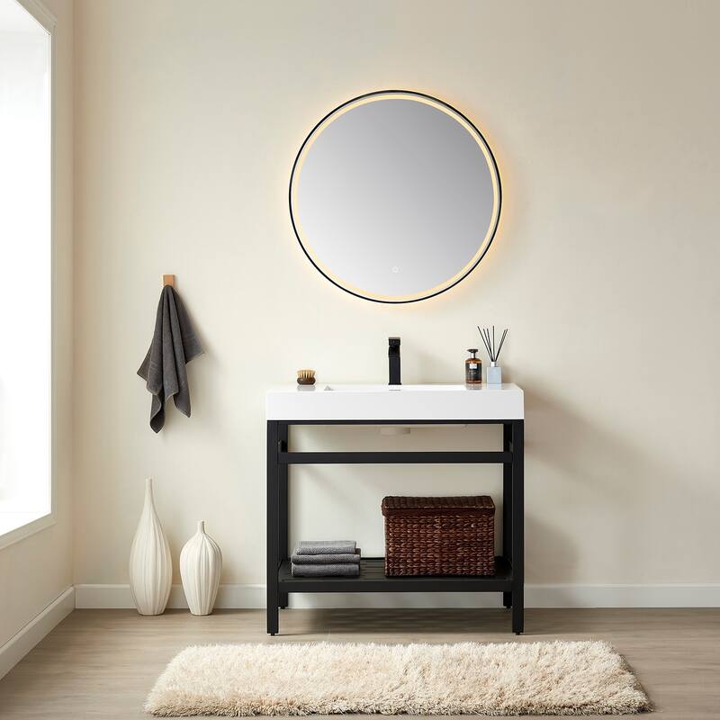 Miseno MV702836 Ablitas 36" Free Standing Single Basin Vanity Set with
