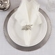 preview thumbnail 6 of 4, Table Napkin Rings With Knotted Rope Design (Set of 4)
