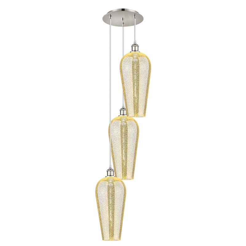Innovations Lighting Endless Possibilities Ballston - Chelsea - 3 Light 15" Cord Hung Multi Pendant - Mercury/Polished Nickel
