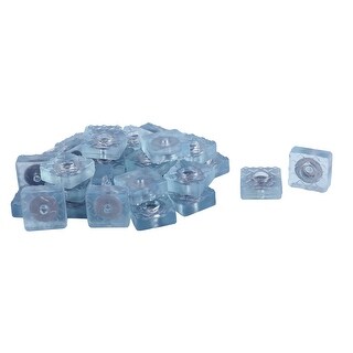 Shop 32pcs 22x22mm Square Rubber Feet Insert Metal Washer