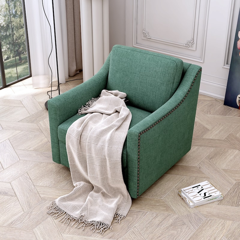 360-degree Swivel Accent Armchair