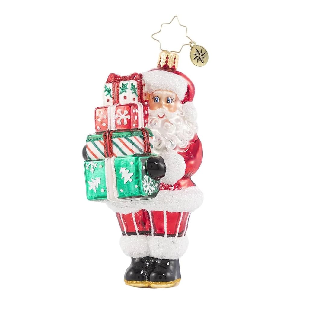 christopher radko time to celebrate! glass christmas ornament 1020771
