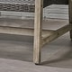 preview thumbnail 12 of 12, Hampton Outdoor Wood and Wicker Sofa by Christopher Knight Home
