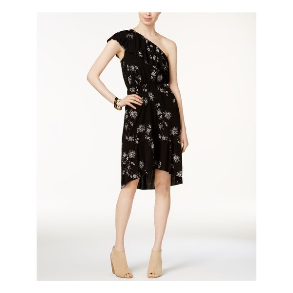 asymmetrical neckline sheath dress