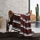 preview thumbnail 3 of 2, Wrangler Western Saddle Stripe Ultra Soft Plush Fleece Bed Blanket