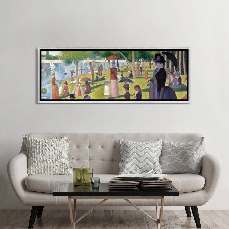 iCanvas "Sunday Afternoon on the Island of La Grande Jatte" by Georges Seurat Framed