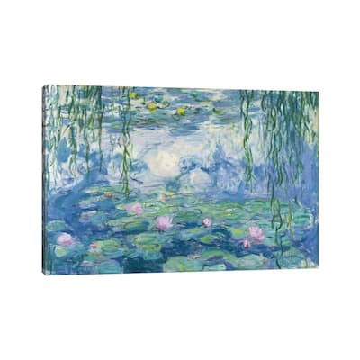 iCanvas "Waterlilies, 1916-19 " by Claude Monet Canvas Print