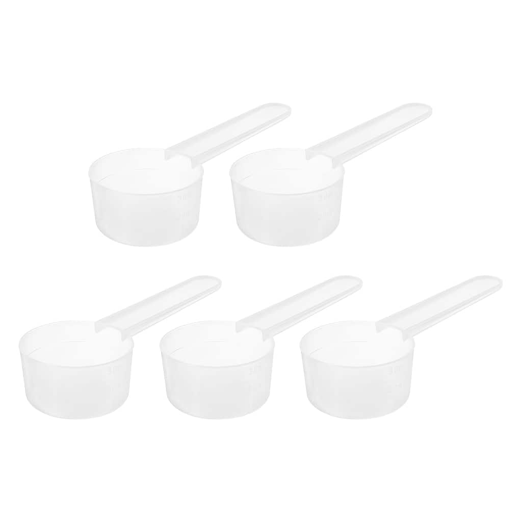 Plastic Measuring Spoons Powder Scoops Spoon Table Spoon,15g/30ml - Clear
