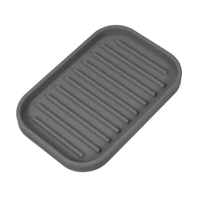 Soap Dish Keep Soap Dry for Home Bathroom Kitchen Silicone