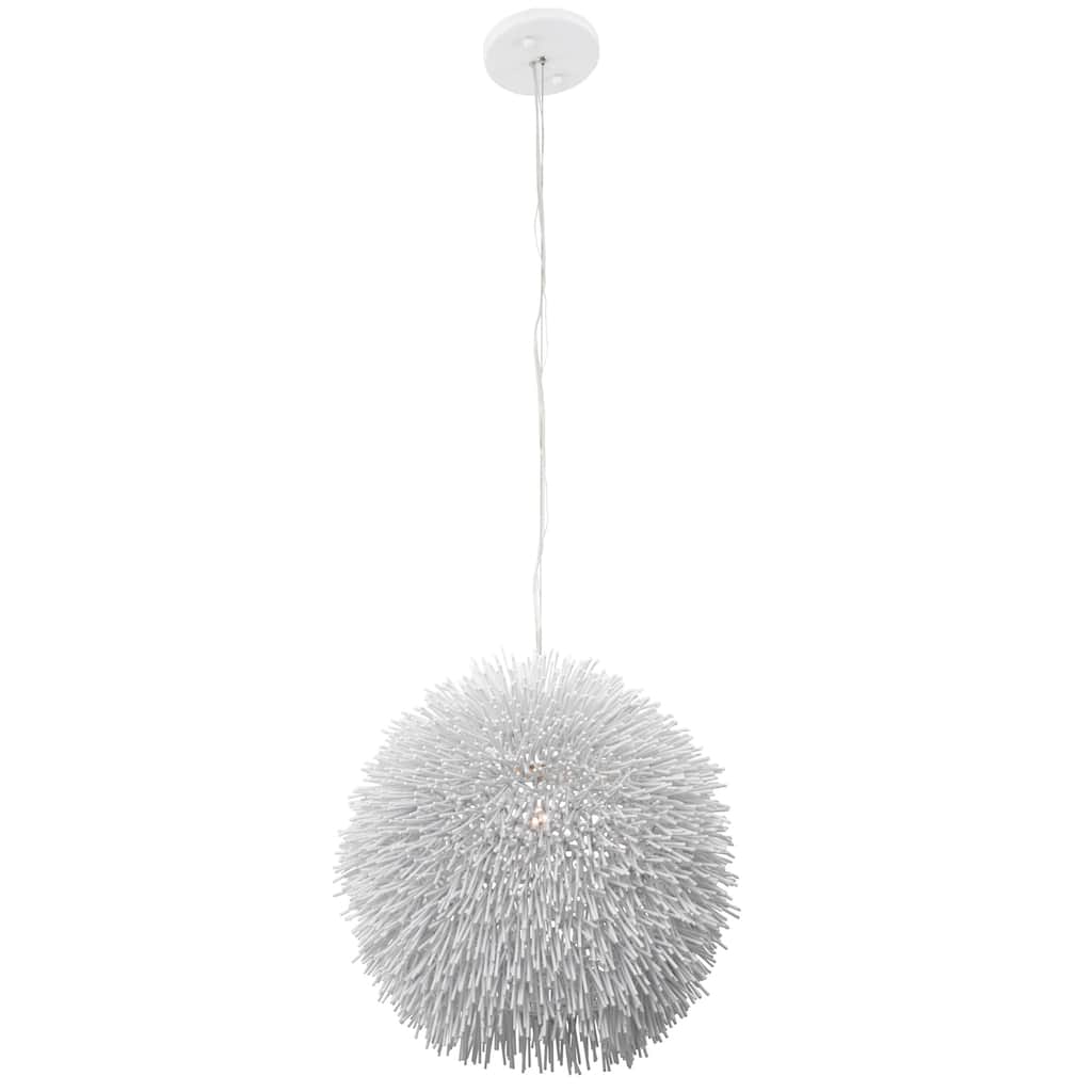 Varaluz Urchin 1-Light Pendant - White