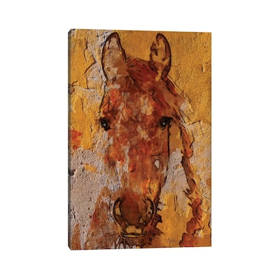 iCanvas "Yellow Horse" by Irena Orlov Canvas Print
