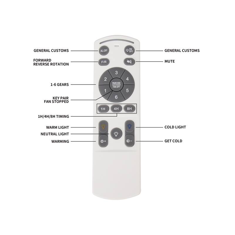 42" Solid Wood Ceiling Fan with Light-Flush Mount, Dc Motor ( Weathered Gray Walnut)