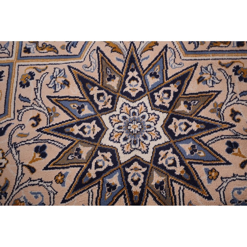 Animals Design Geometric Kashan Turkish Area Rug Machine Made Carpet - 9'7" x 12'11"