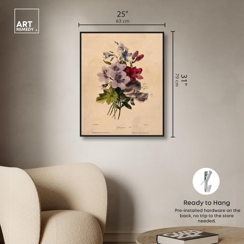 Elisa's Blooms Canvas by Art Remedy