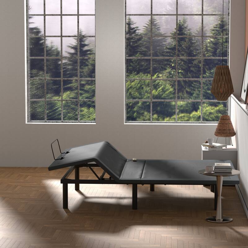 Adjustable Bed Base With Head and Foot Position Adjustments