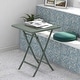 preview thumbnail 16 of 31, 3 Piece Patio Bistro Set of Foldable Square Table and Chairs