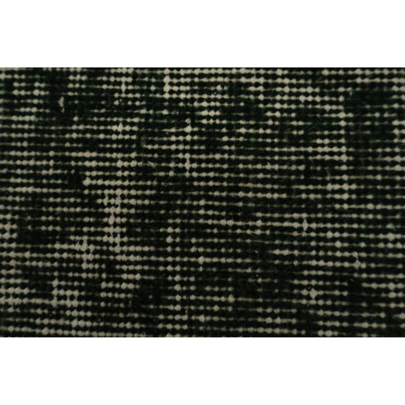 Hand Knotted Oriental 100% Wool Carpet Transitional Abstract Green Anatolian Area Rug - 6' 9'' X 4' 7''