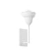 preview thumbnail 1 of 9, Hudson Valley Lighting 1281 Alora 15" Tall Wall Sconce White Plaster