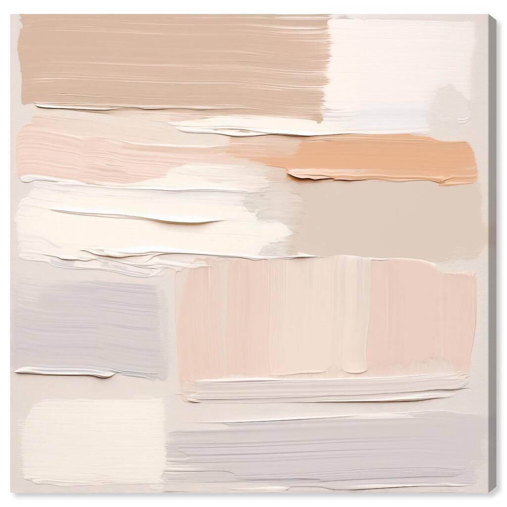 Roseate Cream Tones III Canvas by Art Remedy, Gallery Wrapped