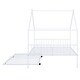 preview thumbnail 7 of 13, Metal Full Size House Bed with Twin Size Trundle