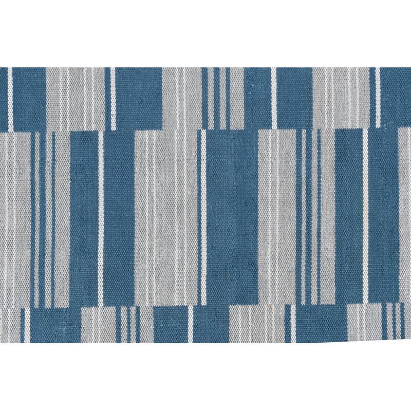 Boulder Indoor Outdoor Handwoven Stripe Area Rug by Kosas Home