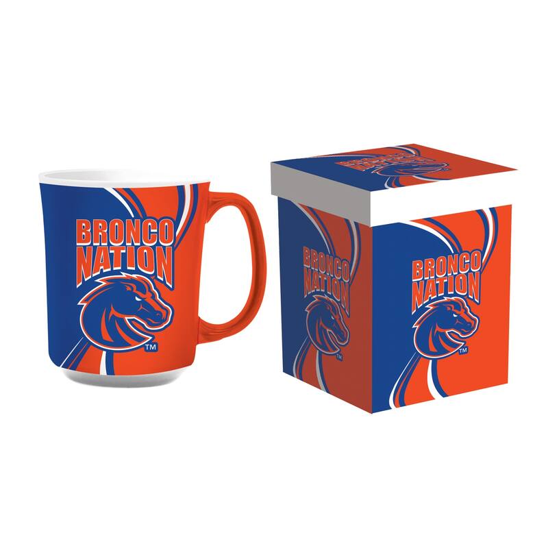 Boise State University, 14 oz Ceramic Coffee Mug w/ Gift Box