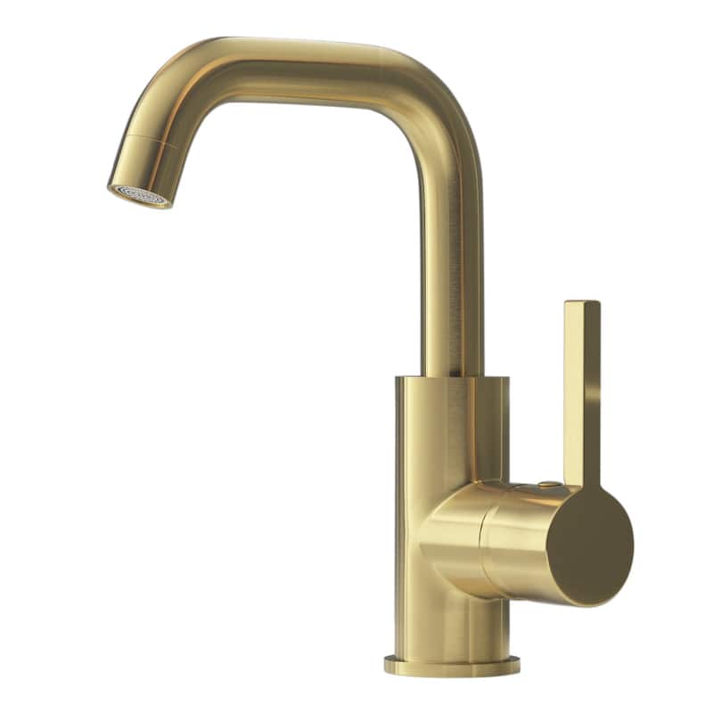 Modern Single Handle ‎Deck Mounted Bathroom Sink Faucet