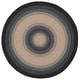 preview thumbnail 72 of 71, SAFAVIEH Handmade Braided Josefa Country Rug 5' Round - Black/Grey - Round