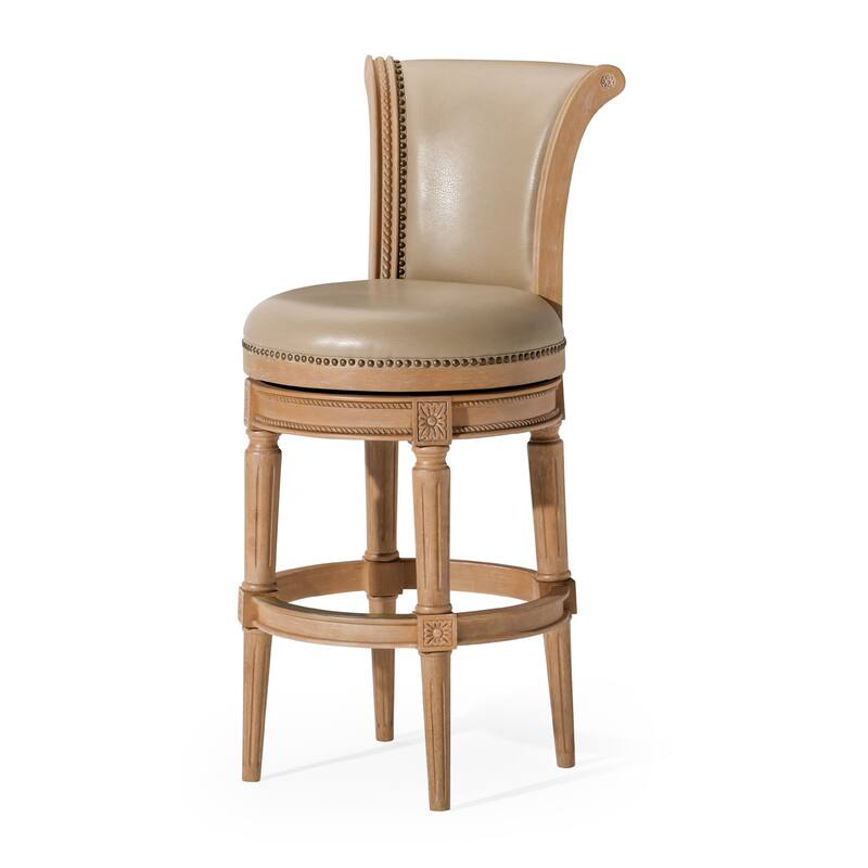 Maven Lane Pullman Swivel Kitchen Dining Stool