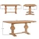 preview thumbnail 9 of 7, Quinlan Solid Pine Dining Table